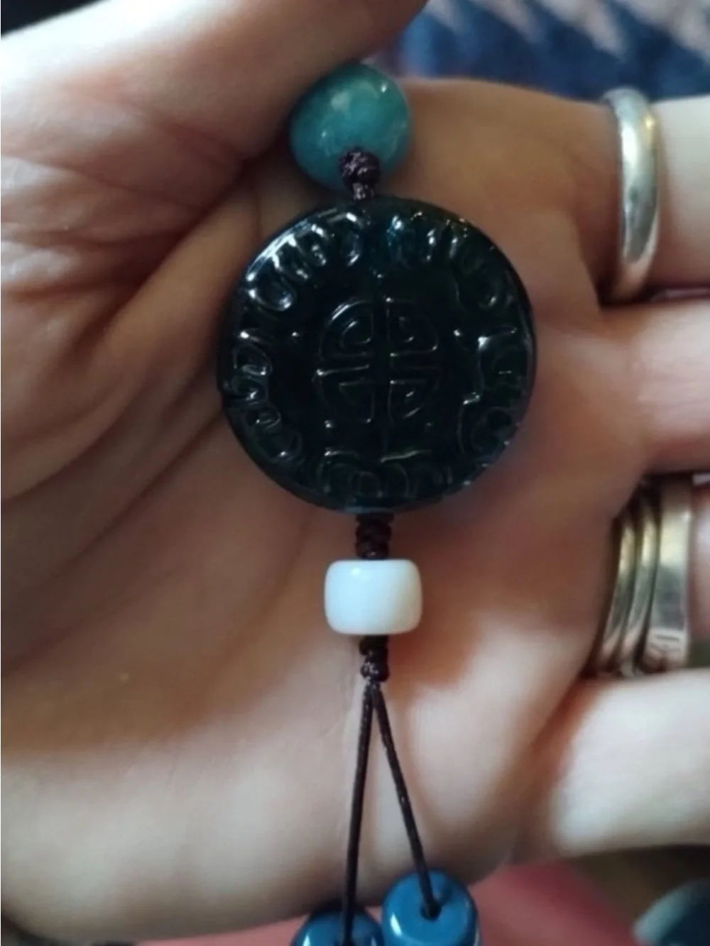 Lapis Prayer Necklace Mala UHQ
